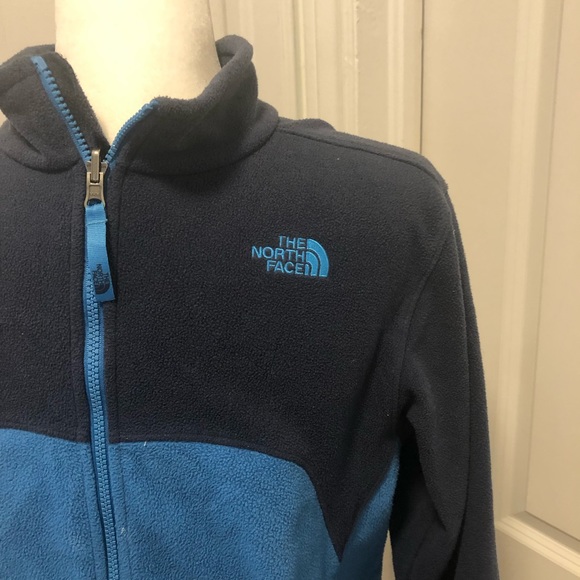 The North Face youth full zip fleece full zip sweater size xl 18/20 - Picture 2 of 5